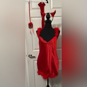 NWT Dolls Kill / Trickz N’ Treatz Devil Costume Set
